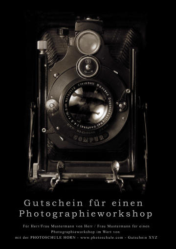 gutschein fotokurs kamera