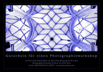 gutschein fotokurs kirche